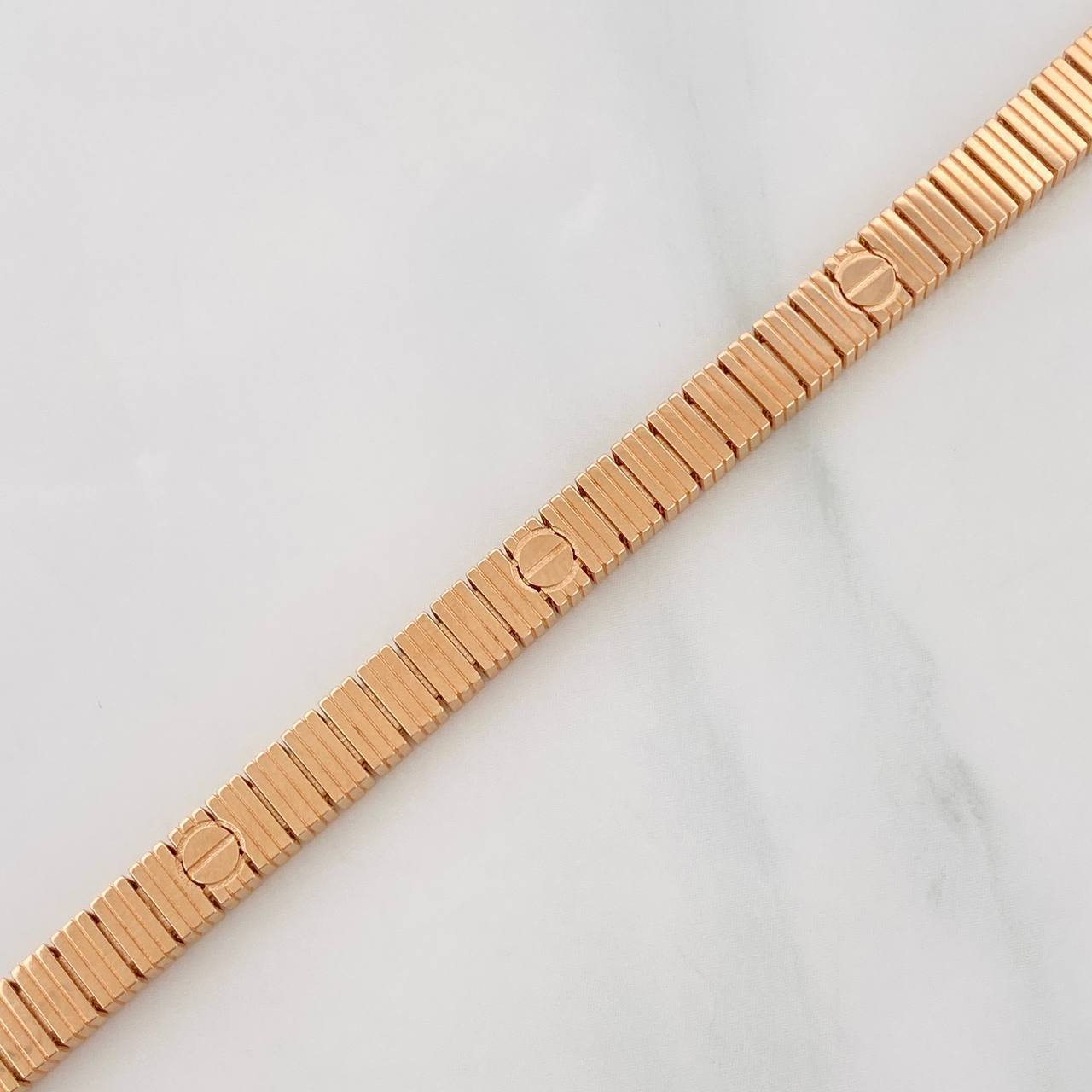 Bracelet Screw 12.8g / 7 in / 5.02mm Rose Gold 18K