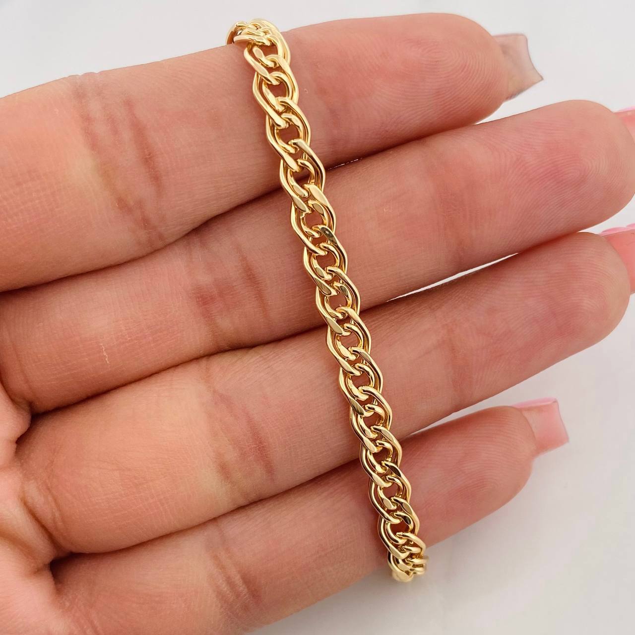 Pulso Garibaldi 5.1g / 8 in / 5.13mm Oro Amarillo 18K