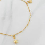 Tobillera Rolo Figuras 2.95g / 9 in / 2.08mm Oro Amarillo 18K