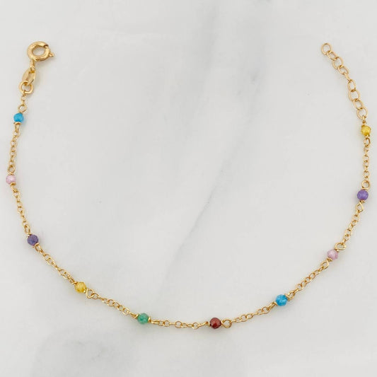 Classic Link Baby Bracelet 1g / 5 1/2 in / 1.32mm Yellow Gold 18K