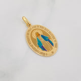 Pendant Virgin of the Miraculous 2g / 1 1/4 in Yellow Gold 18K