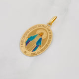 Pendant Virgin of the Miraculous 2g / 1 1/4 in Yellow Gold 18K