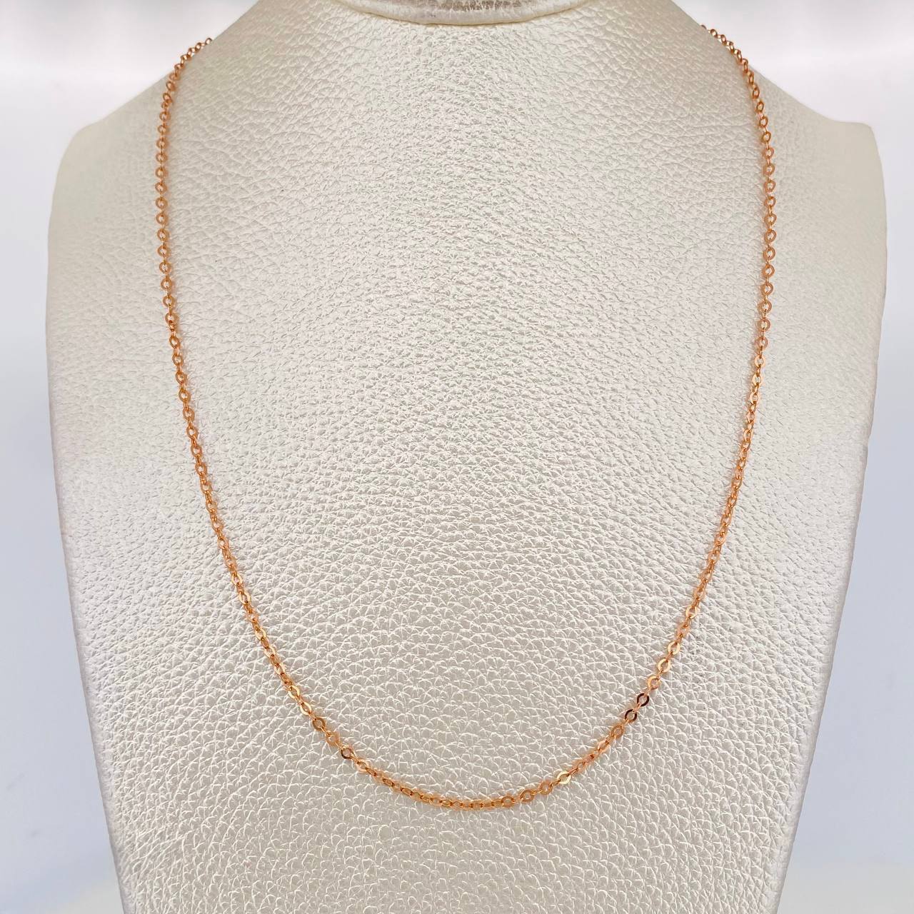 Classic Link Chain 1.5g / 16 in / 1.75mm 18K Rose Gold