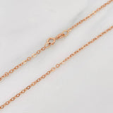Classic Link Chain 1.5g / 16 in / 1.75mm 18K Rose Gold