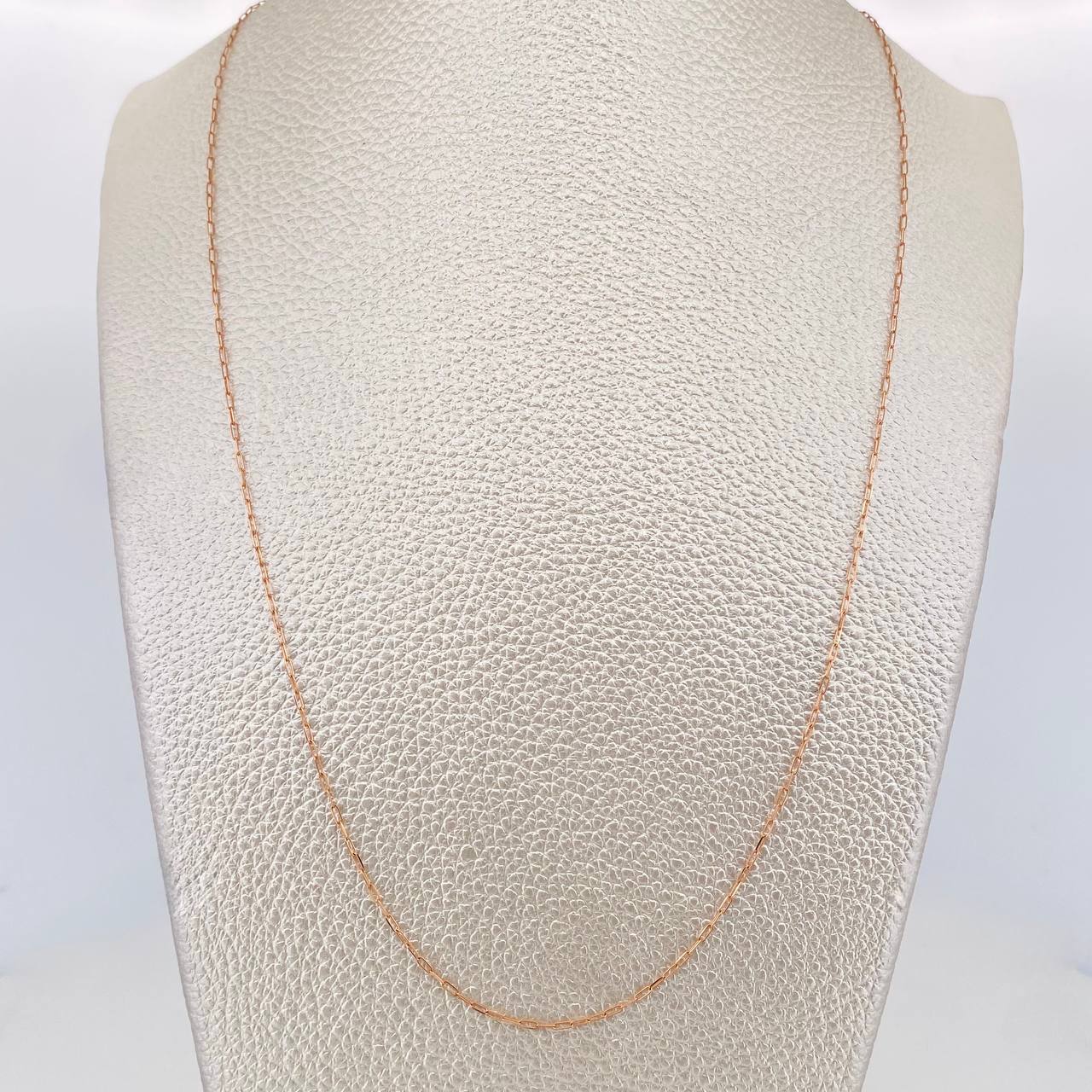Paperclip Chain 0.9g / 18 in / 1.02mm Rose Gold 18K