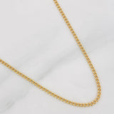 Cadena Cubana 1.15g / 16 in / 1.59mm Oro Amarillo 18K