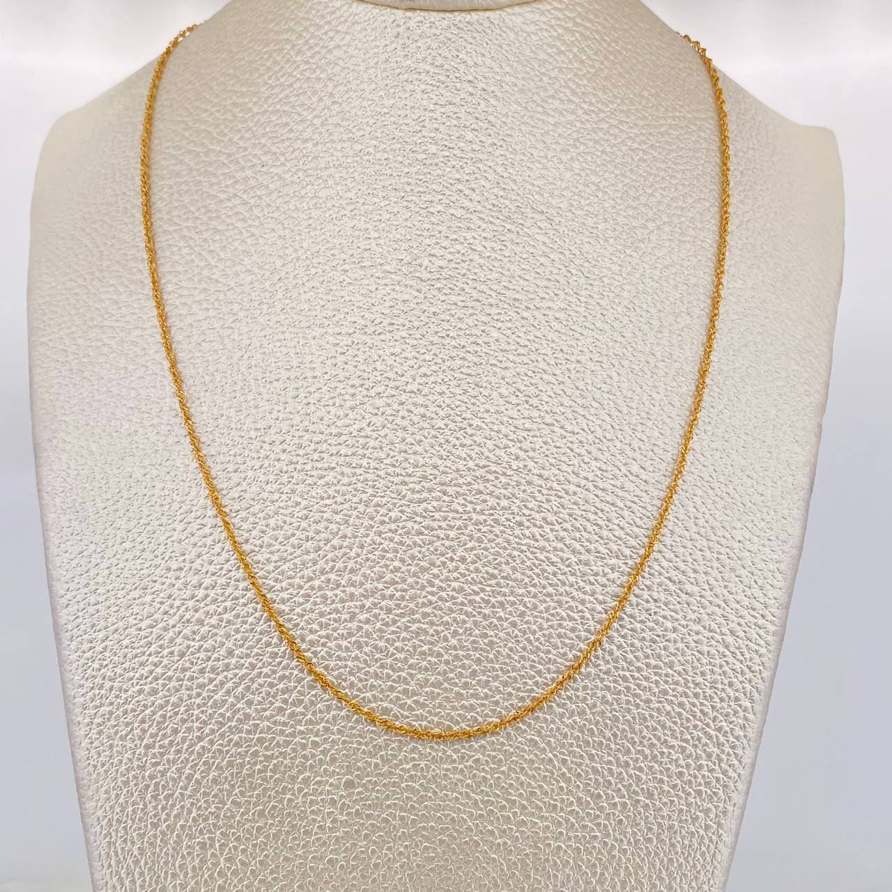 Singapore Chain 1.45g / 16 in / 1.44mm Yellow Gold 18K