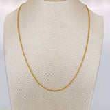 Singapore Chain 1.45g / 16 in / 1.44mm Yellow Gold 18K