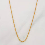 Singapore Chain 1.45g / 16 in / 1.44mm Yellow Gold 18K
