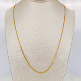 Bismark Chain 2.9g / 16 in / 1.71mm Yellow Gold 18K