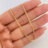 Bismark Chain 2.85g / 16 in / 1.6mm Yellow Gold 18K