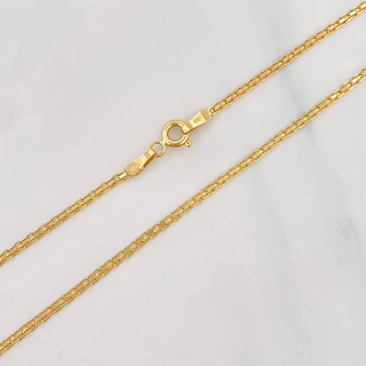 Bismark Chain 2.85g / 16 in / 1.6mm Yellow Gold 18K