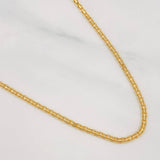 Bismark Chain 2.9g / 16 in / 1.71mm Yellow Gold 18K