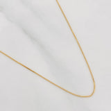 Cadena Veneciana 0.9g / 16 in / 0.58mm Oro Amarillo 18K