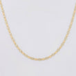 Cadena Escalera Diamantada 2.55g / 24 in / 1.8mm Tres Oros 18K