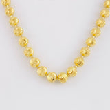 Cadena Militar Media Luna Diamantada 21.25g / 18 in / 4.9mm Oro Amarillo 18K