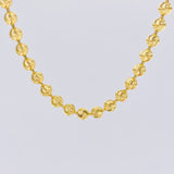 Cadena Militar Media Luna Diamantada 21.25g / 18 in / 4.9mm Oro Amarillo 18K