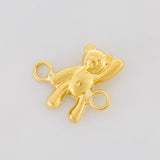 Charm Bear Hand Up 0.25g / 1/2 in Yellow Gold 18K