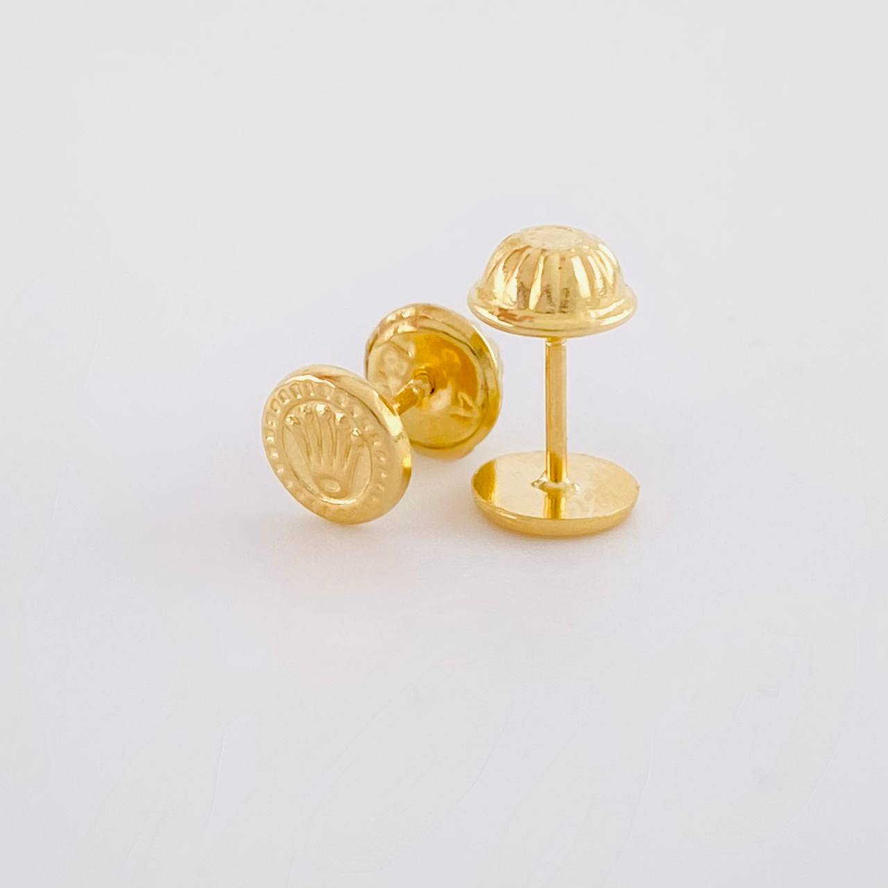 Topos Circulo Corona 0.5g / in / 5.7mm Oro Amarillo 18K