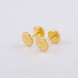 Topos Circulo Corona 0.55g / in / 5.7mm Oro Amarillo 18K