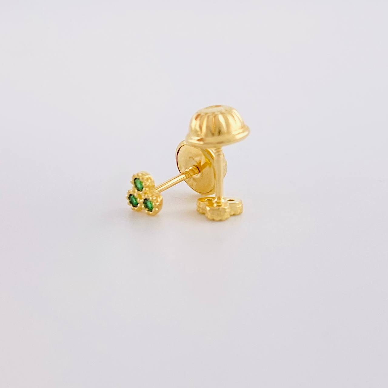 Topos Trio Circulos 0.5g / in / 3.9mm Oro Amarillo 18K