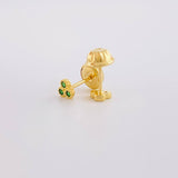 Topos Trio Círculos 0.55g / in / 3.5mm Oro Amarillo 18K