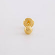 Diamond Cut Bead Top Piercing 0.3g / 1/2 in 18K Yellow Gold