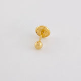 Piercing Topo Bola Lisa 0.2g / 1/2 in Oro Amarillo 18K
