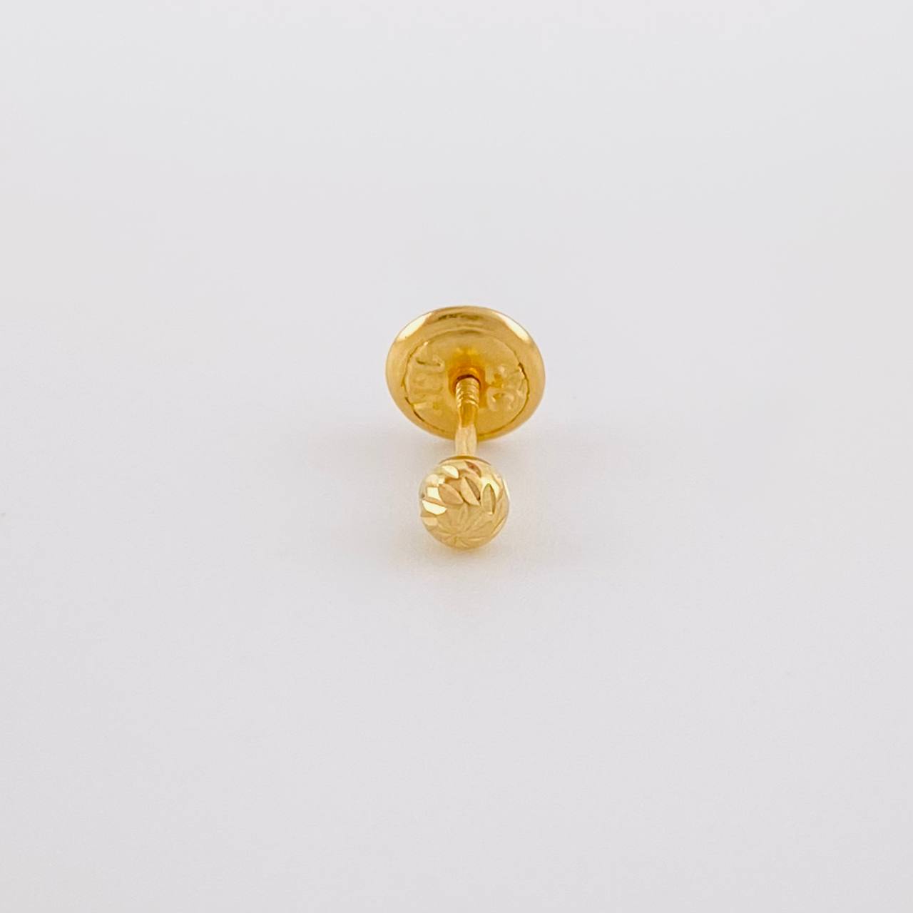 Piercing Topo Bola Diamantada 0.2g / 1/2 in Oro Amarillo 18K
