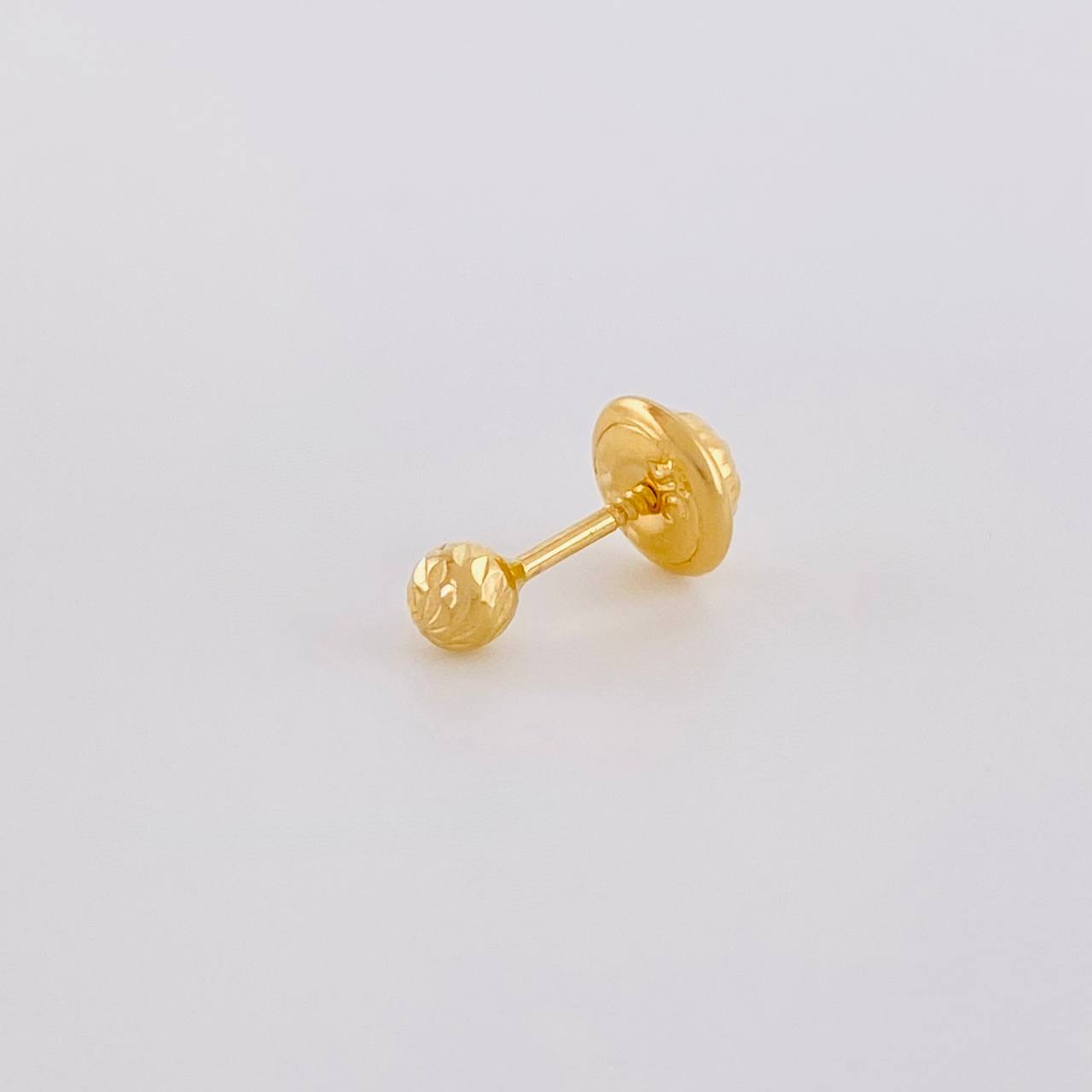 Piercing Topo Bola Diamantada 0.2g / 1/2 in Oro Amarillo 18K