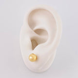 Piercing Topo Bola Lisa 0.4g / 1/2 in Oro Amarillo 18K