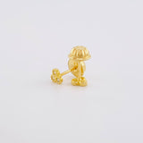 Topos Trio Circulos 0.55g / in / 3.7mm Oro Amarillo 18K