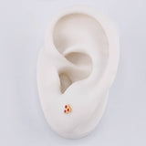 Topos Trio Circulos 0.55g / in / 3.7mm Oro Amarillo 18K