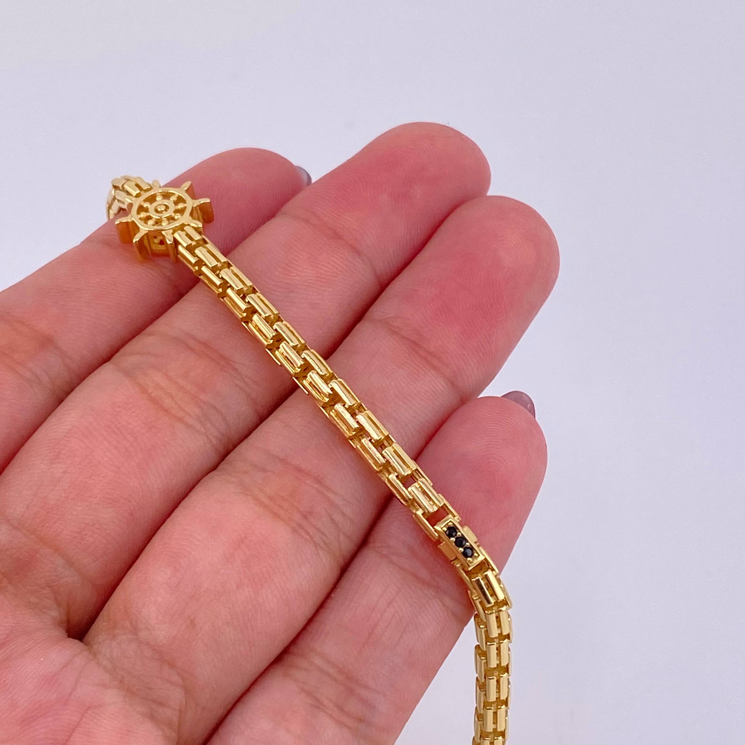 Bracelet Timón 12.6g / 8 1/2 in / 3.9mm Yellow Gold 18K