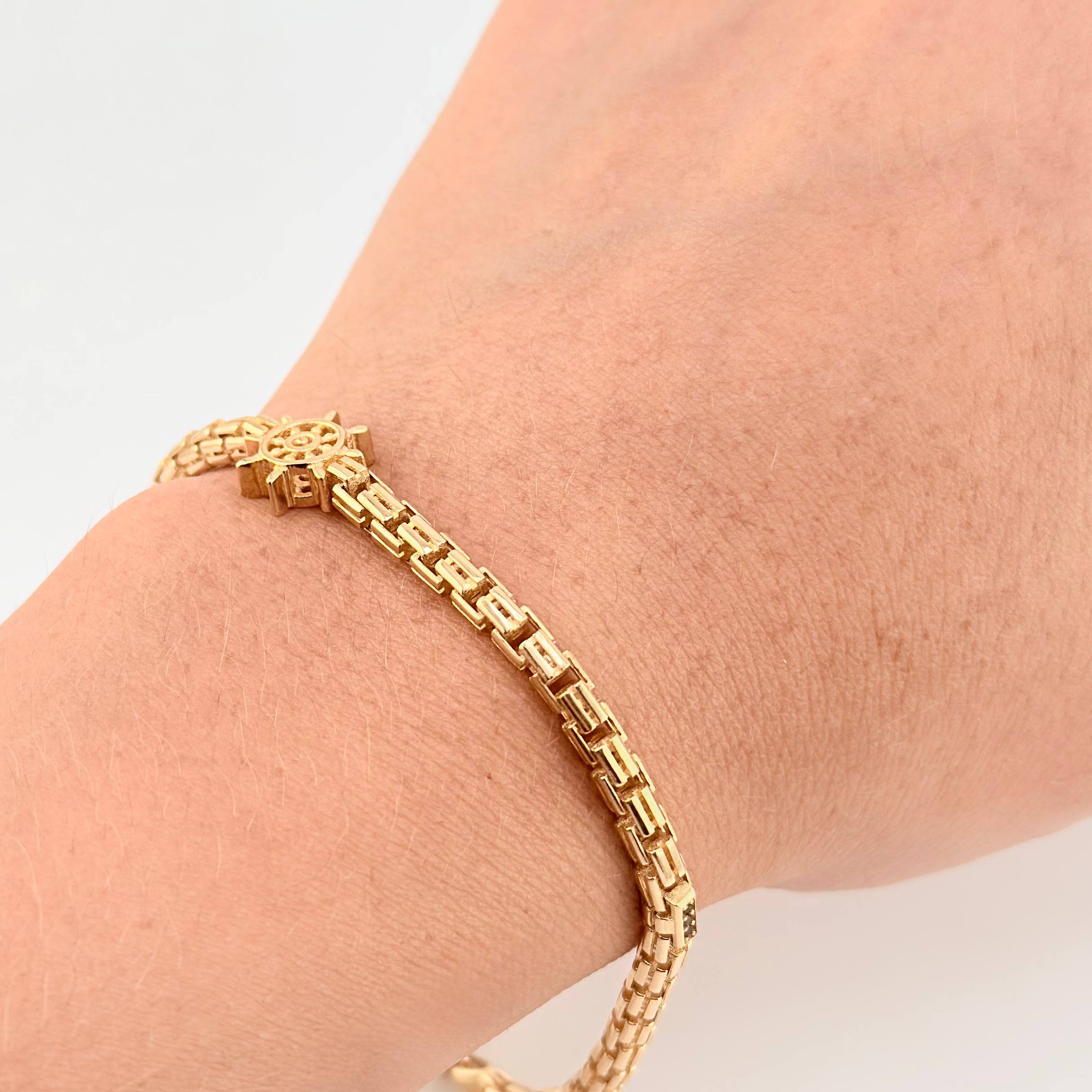 Bracelet Timón 12.6g / 8 1/2 in / 3.9mm Yellow Gold 18K