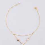 Bracelet Arab Hand Hamsa 1.95g / 7 3/4 in / 1mm Yellow Gold 18K
