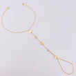 Pulso Arabe Corazones Lisos 1.95g / 7 3/4 in / 1mm Oro Amarillo 18K