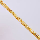 Pulso Tornillo Rayado 10.65g / 8 1/4 in / 3.1mm Oro Amarillo 18K