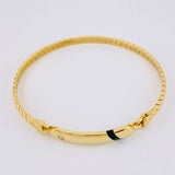 Bracelet Octagonal 11.2g / 8 1/2 in / 4.6mm Yellow Gold 18K