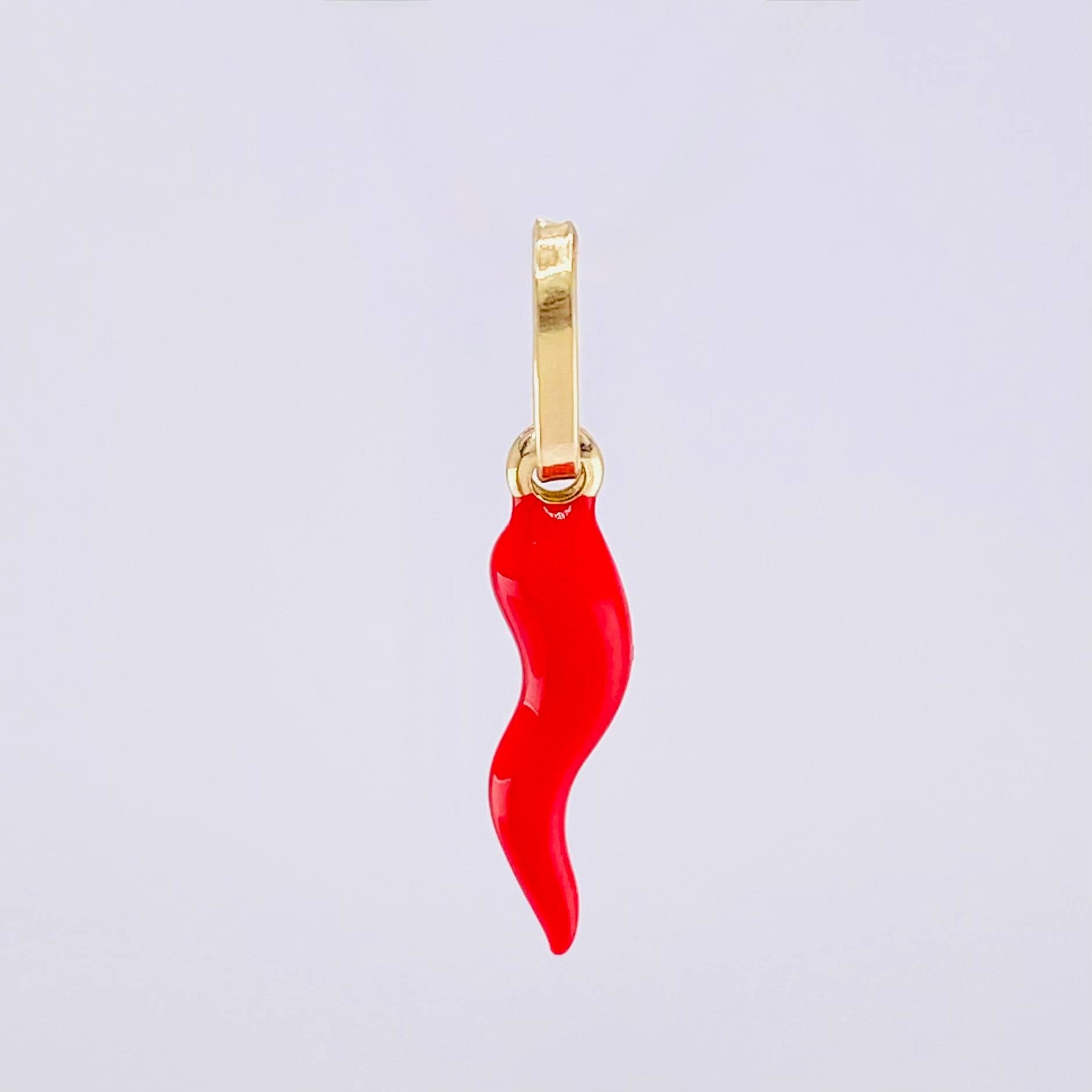 Dije Chile Jalapeño 0.45g / 3/4 in Oro Amarillo 18K