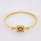 Bracelet Roulette Mobile 13.2g / 8 1/4 in / 4.5mm Yellow Gold 18K