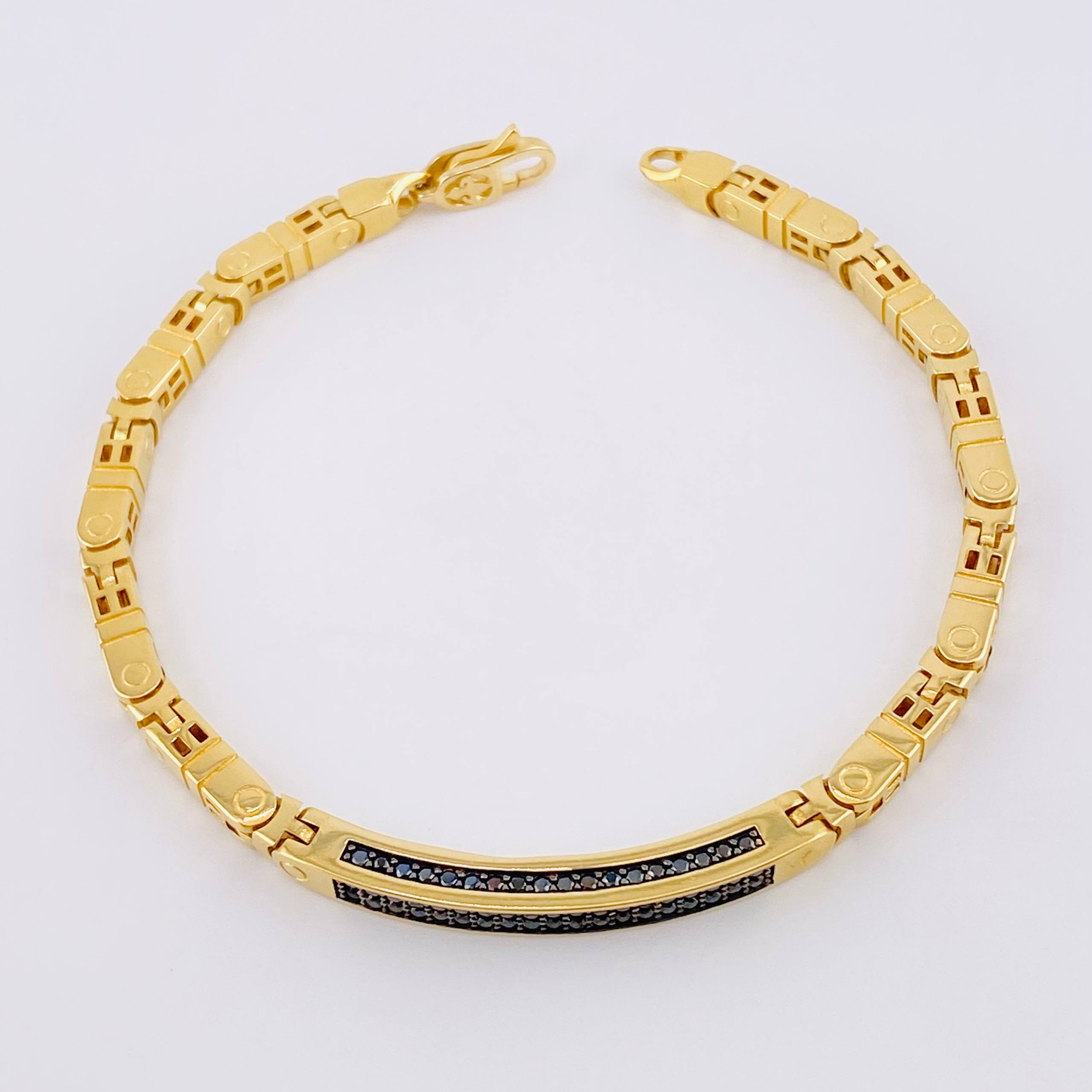 Pulso Curvo Tupido 16.9g / 8 1/4 in / 3.9mm Oro Amarillo 18K