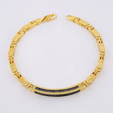 Pulso Curvo Tupido 16.9g / 8 1/4 in / 3.9mm Oro Amarillo 18K
