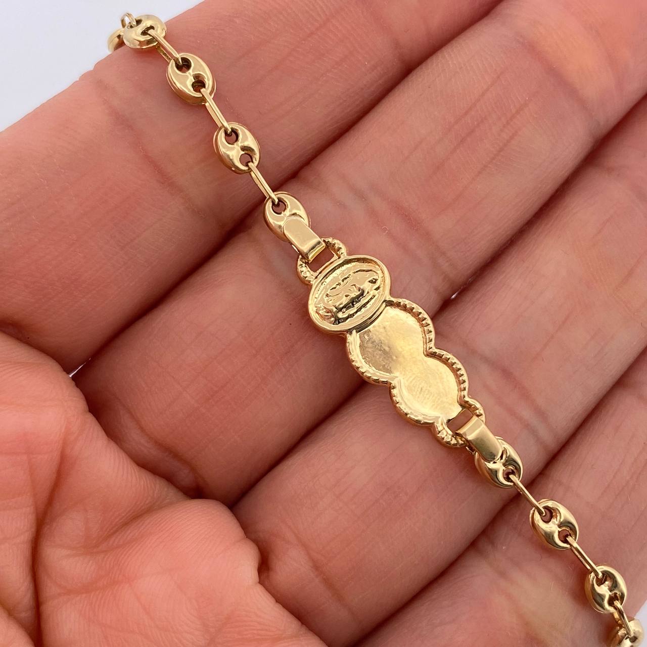 Pulso Bebé GC 1.95gr / 5 3/4 in / 3.4mm Oro Amarillo 18K &