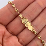 Pulso Bebé GC 1.95gr / 5 3/4 in / 3.4mm Oro Amarillo 18K &