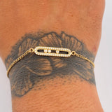 Pulso MSK 2.5gr / 7 1/2 in / 1.3mm Oro Amarillo 18K &