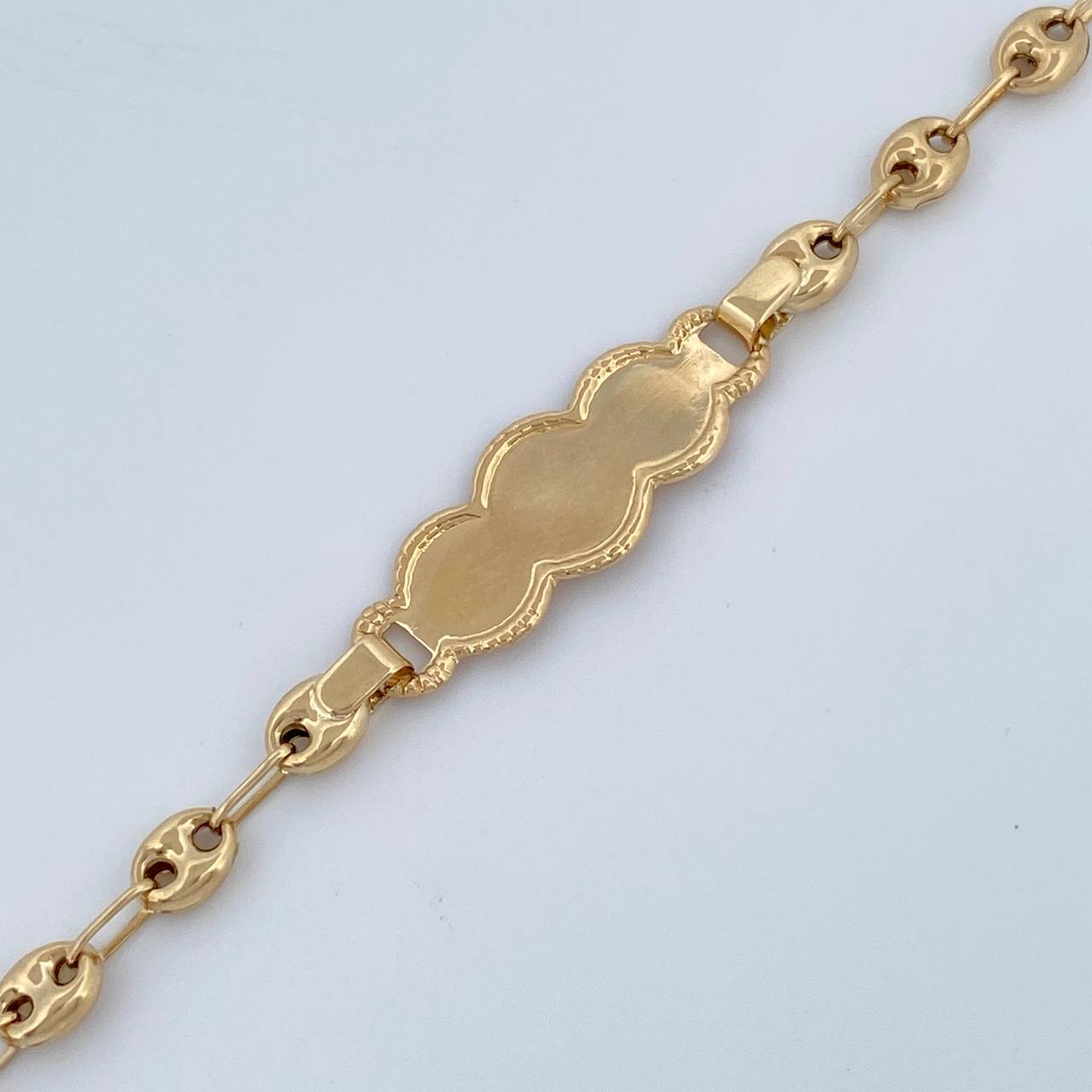 GC Baby Bracelet 1.75gr / 5 1/4 in / 3.3mm Yellow Gold 18K &