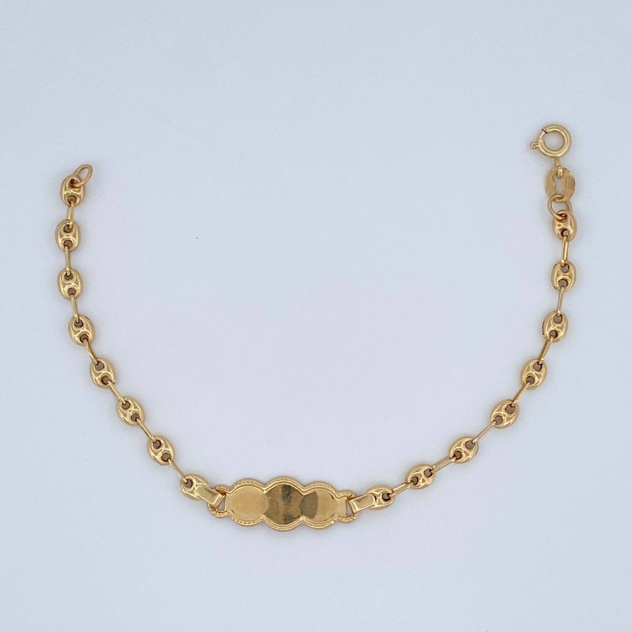 GC Baby Bracelet 1.75gr / 5 1/4 in / 3.3mm Yellow Gold 18K &
