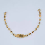 GC Baby Bracelet 1.75gr / 5 1/4 in / 3.3mm Yellow Gold 18K &
