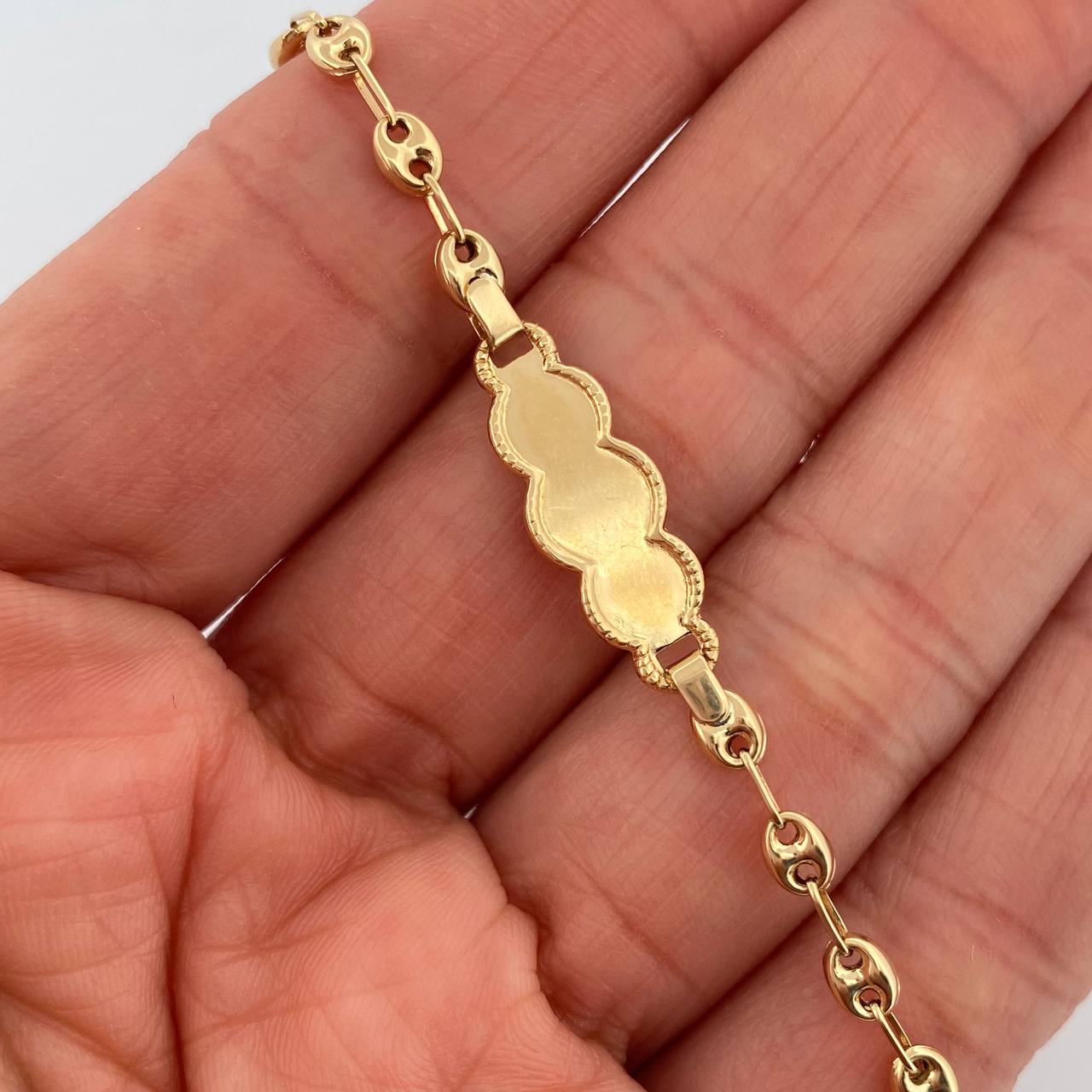 GC Baby Bracelet 1.75gr / 5 1/4 in / 3.3mm Yellow Gold 18K &